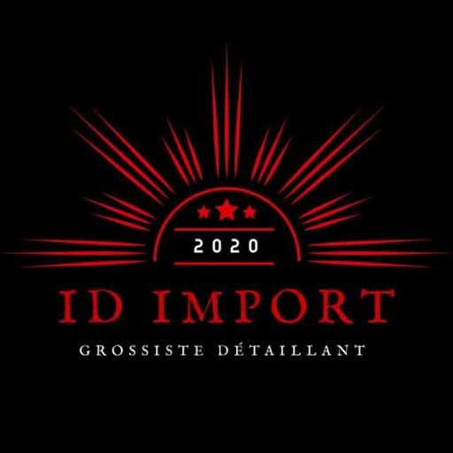 Logo ID Import, soleil rouge